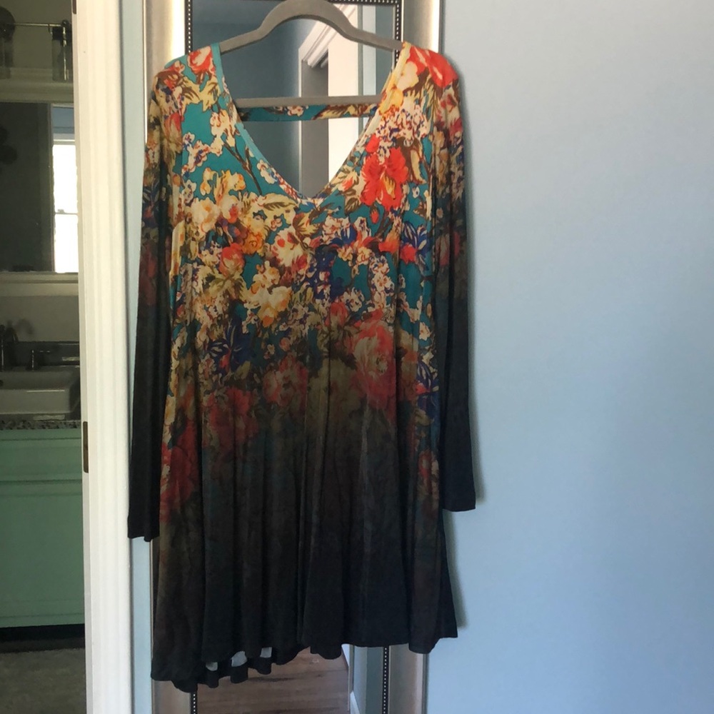 Free people ombré low back dress